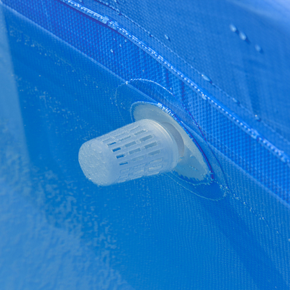 Steel Frame Pool & Filter Pump & Cartridge Rust Resistant 315 x 225 x 75cm Blue